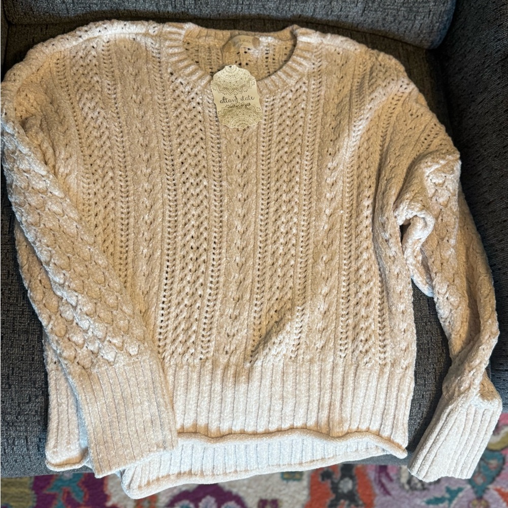 Altar’d State New Cream Sweater L